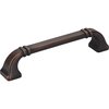 Jeffrey Alexander 128 mm Center-to-Center Brushed Oil Rubbed Bronze Ella Cabinet Pull 165-128DBAC